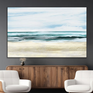 Ocean Abstract Wall Art Canvas Print