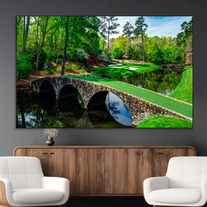 Augusta National Golf Club Wall Art - Panoramic Bridge &