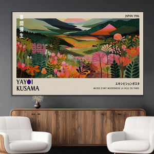Yayoi Kusama Japan 1986 Wall Art Canvas Print – Vibrant