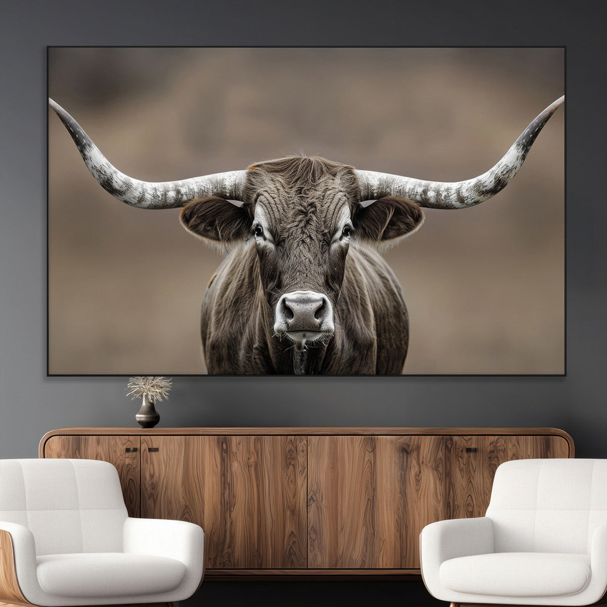 Yayoi Kusama Wall Art Canvas, Large Abstract Print, Framed