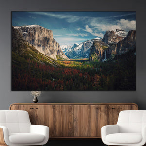 Yosemite National Park Wall Art Canvas Print – Framed