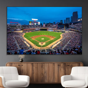 Target Field Stadium Wall Art Canvas Print – Minnesota Twins