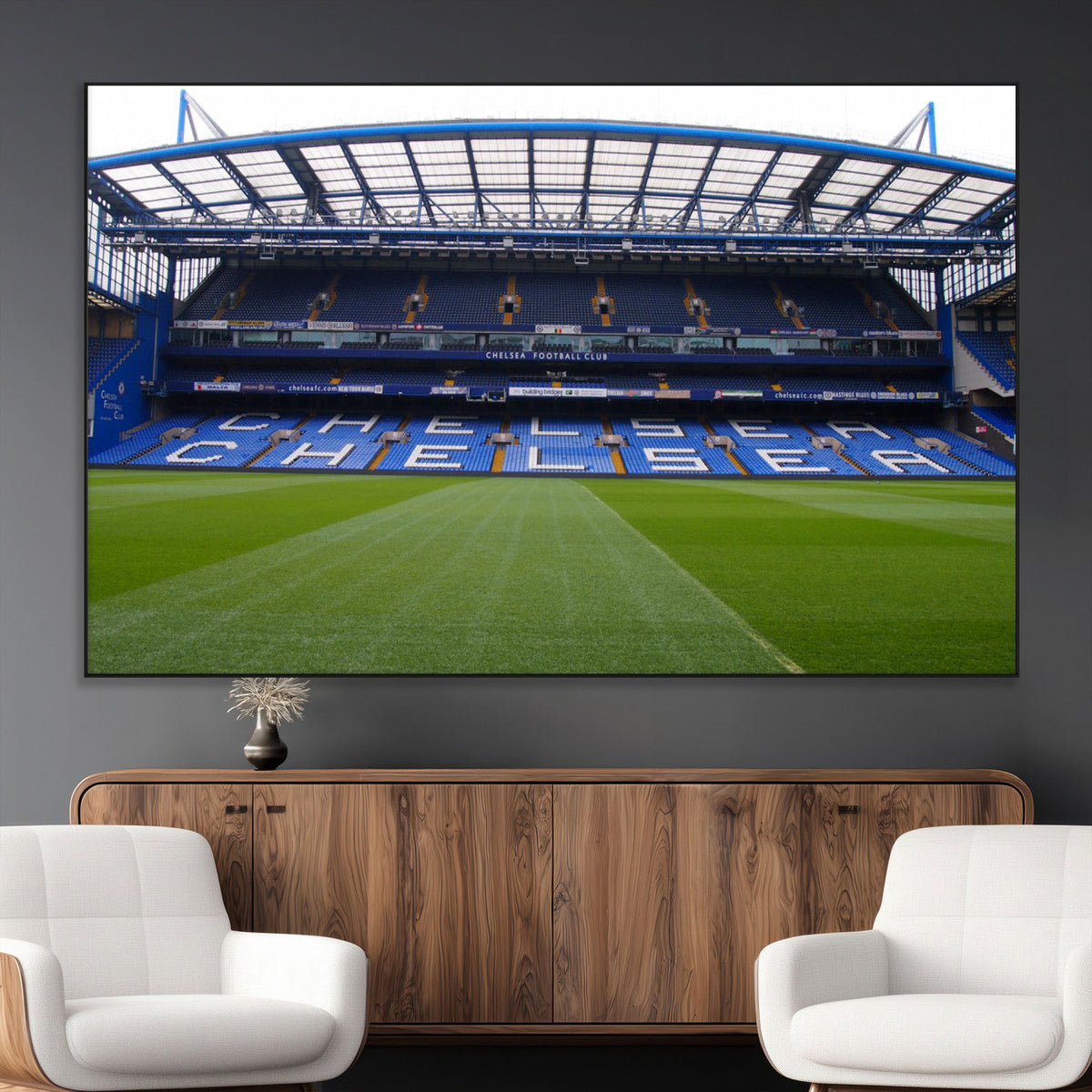 Stamford Bridge Chelsea Football Stadium Canvas Wall Art