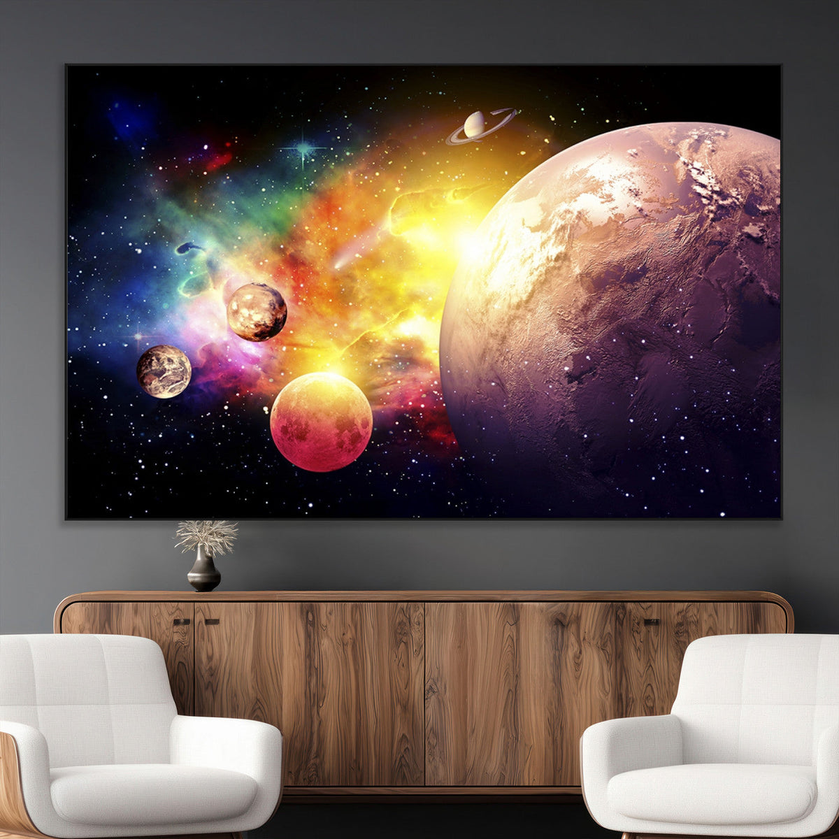 Space and Galaxy Canvas Print