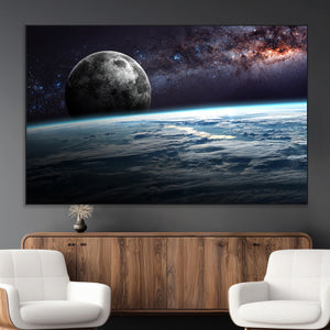 Space and Planet Canvas Print
