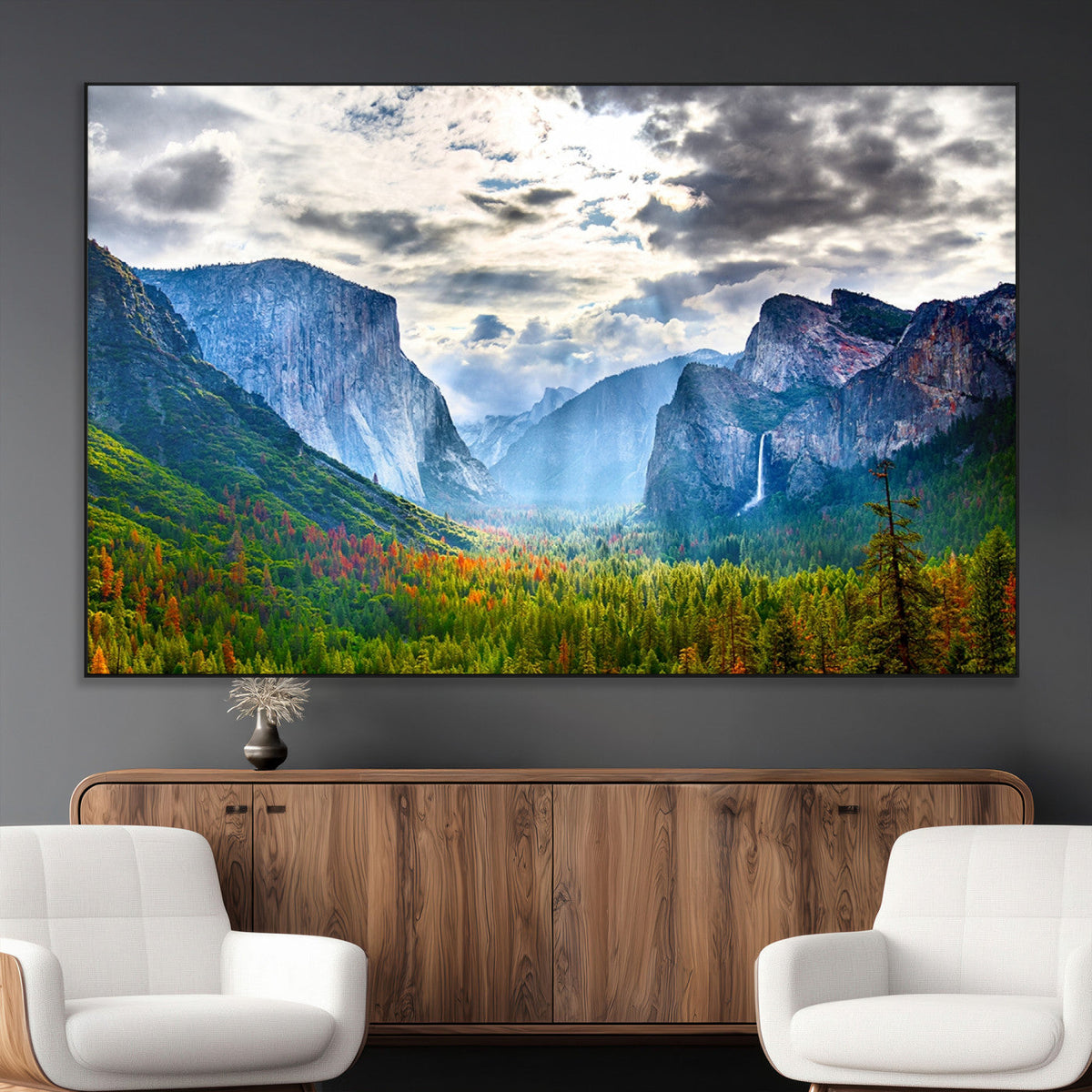 Yosemite National Park El Capitan Landscape Wall Art,