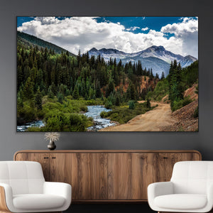 San Juan Nal Forest Wall Art Landscape Canvas Print