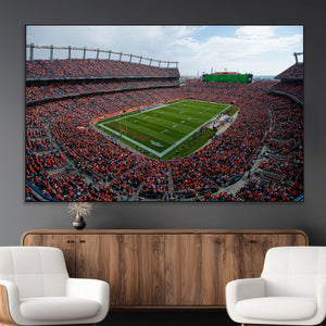 Denver Broncos Football Team Print - Empower Field Mile High