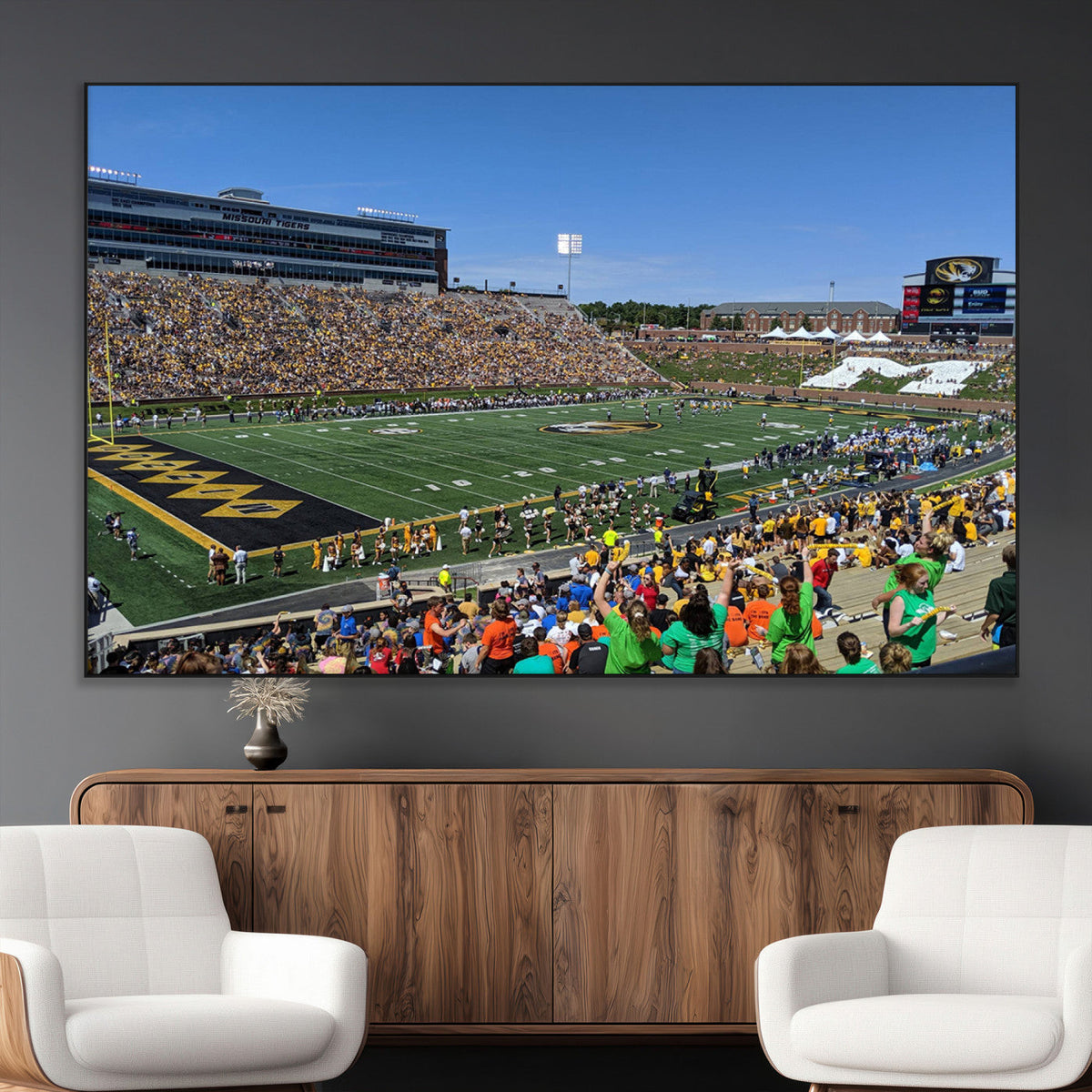 University of Missouri Tigers Football Team Print - Columbia
