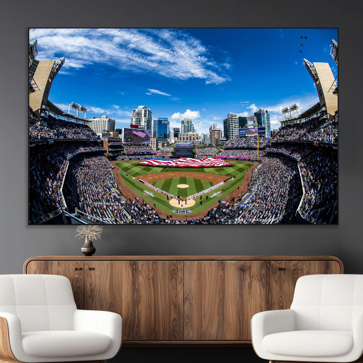 San Diego Padres Baseball Team Print - Petco Park Stadium