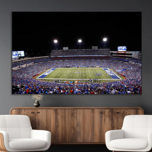 Buffalo Bills Wall Art - Buffalo Bills Stadium Canvas Print,