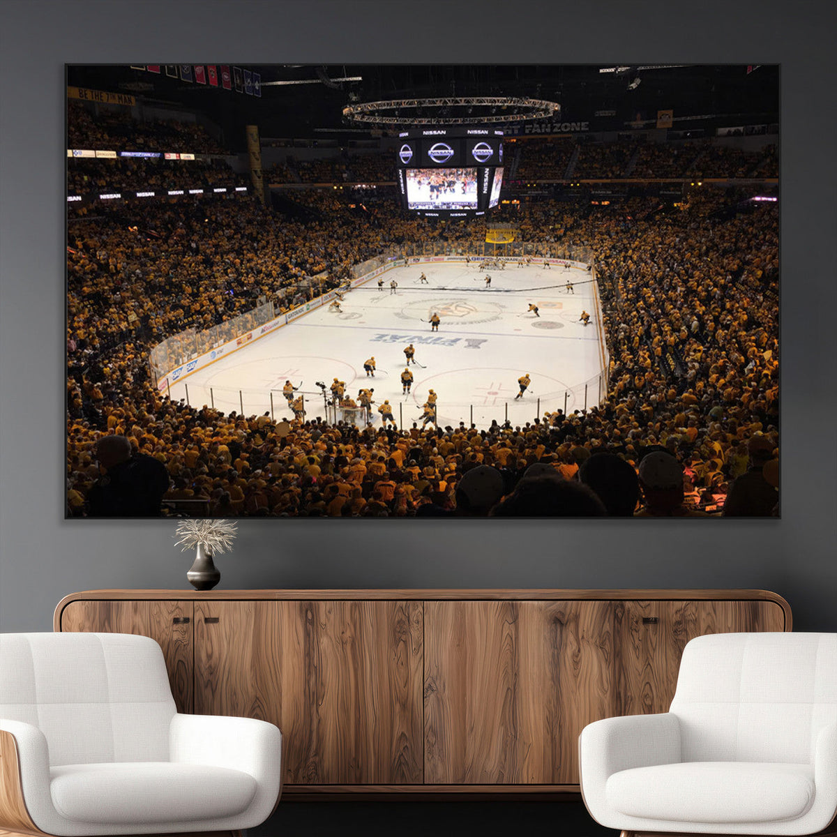 Bridgestone Arena - Nashville Predators Hockey Team Print -