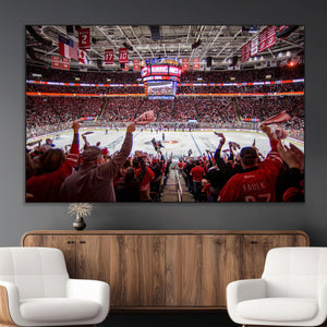 Carolina Hurricanes Ice Hockey Stadium Wall Art, Carolina