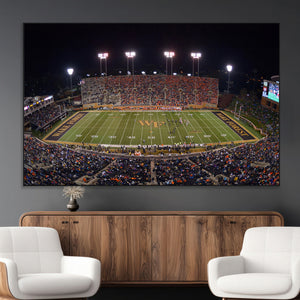 Demon Deacons Print Canvas, Football Team Print -