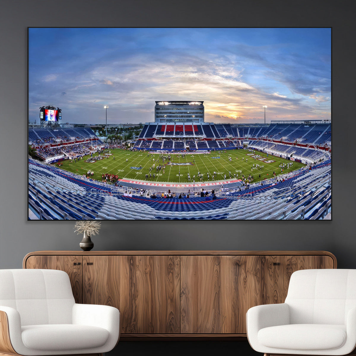 Florida Atlantic University Owls Football Team Print - Boca
