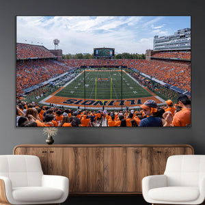 University of Illinois Fighting Illini Football Team Print