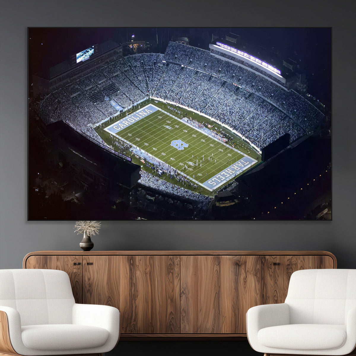 University of North Carolina Tar Heels Football Team Print -