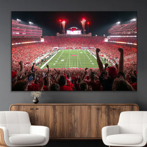 University of Nebraska Cornhuskers Football Team Print -