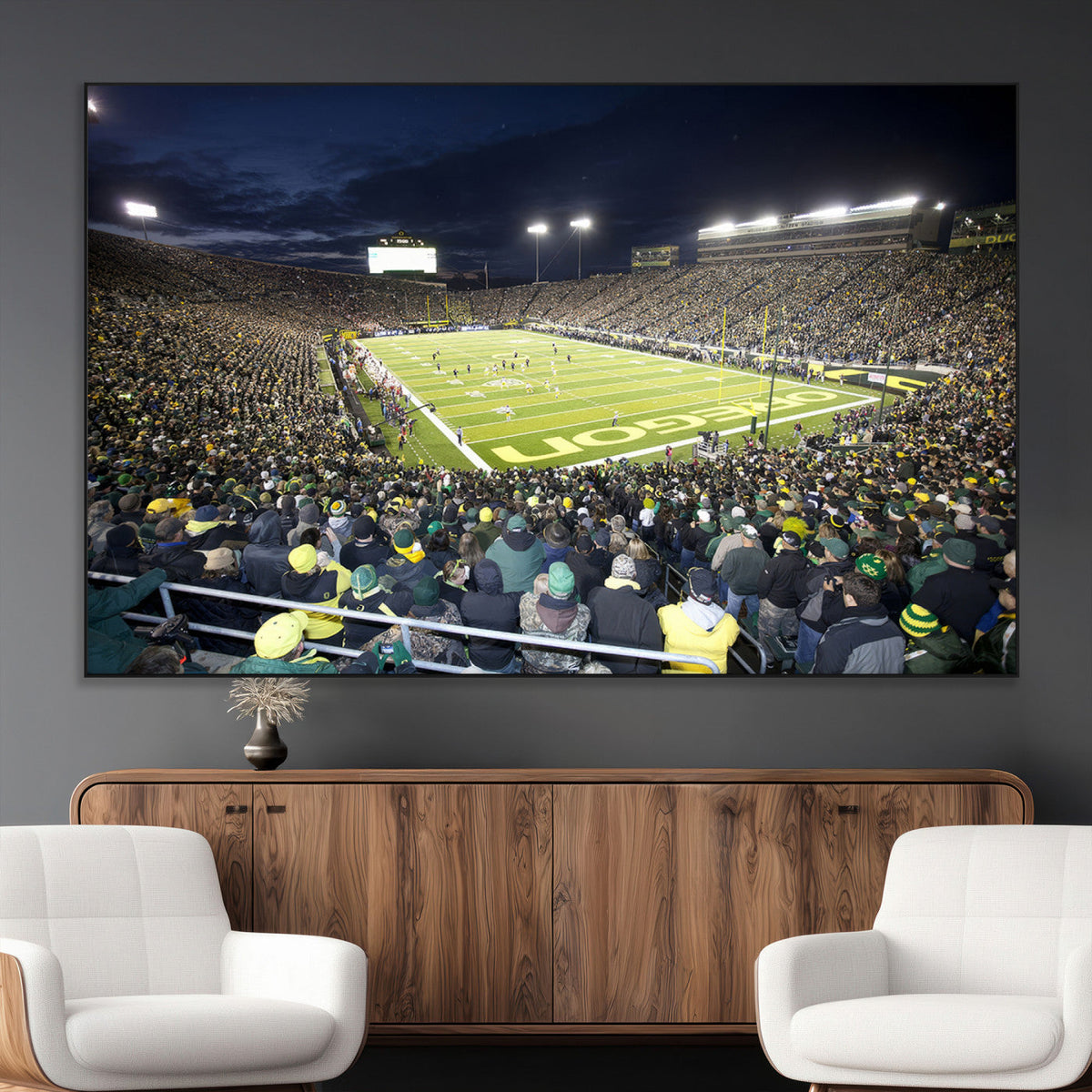University of Oregon Ducks Football Team Print - Eugene