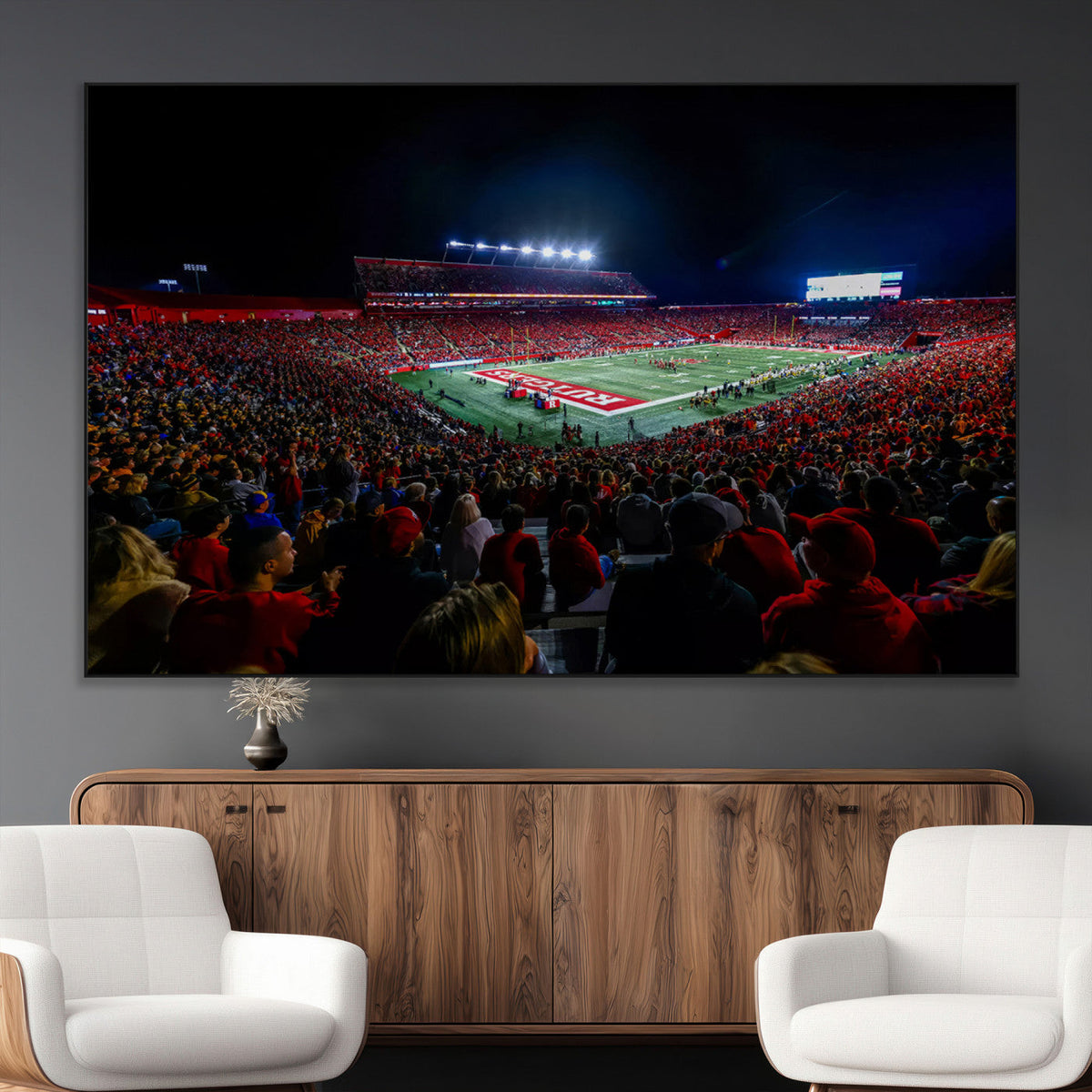 Rutgers Scarlet Knights Football Team Print - SHI Stadium,