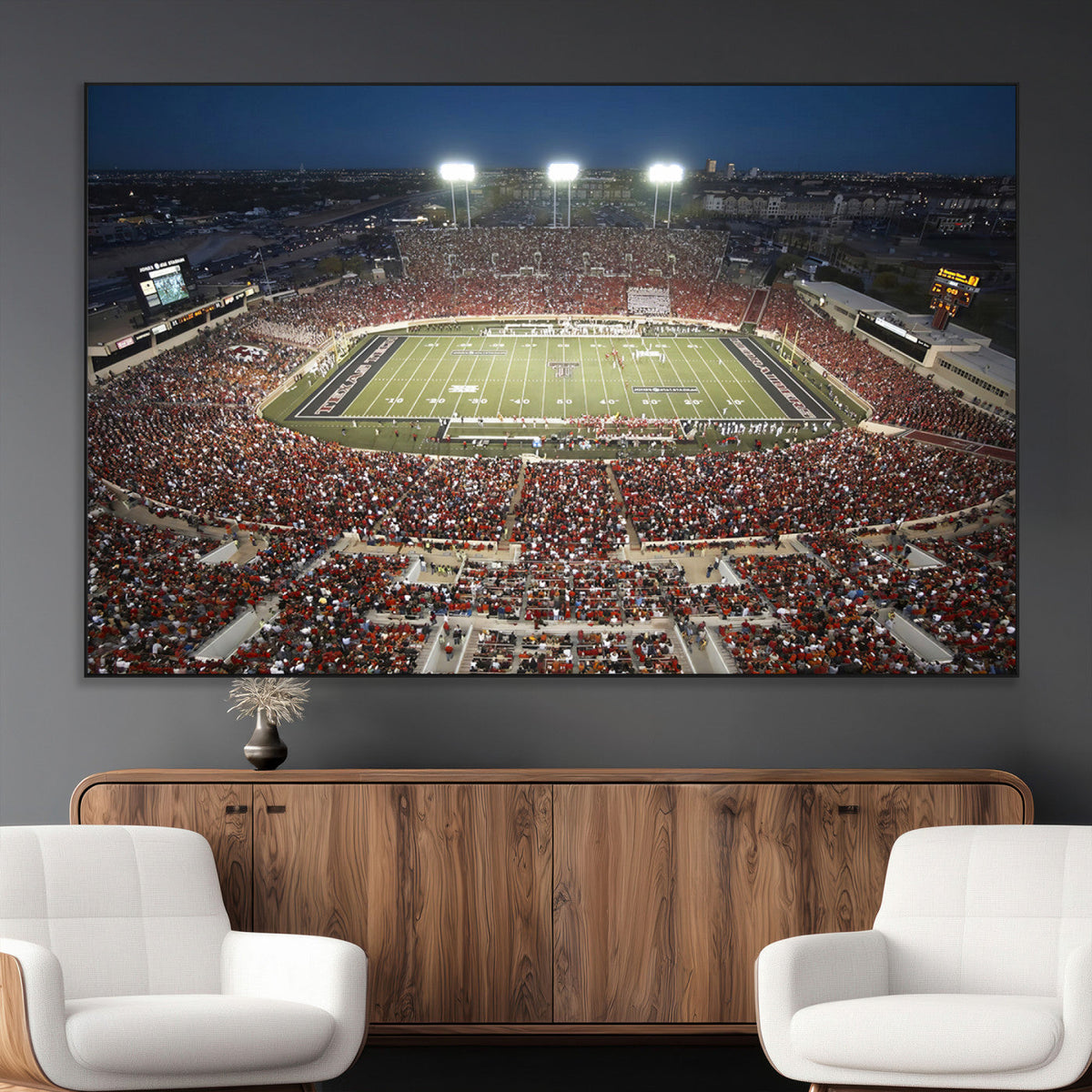 Texas Tech Red Raiders Football Team Print - Lubbock Jones