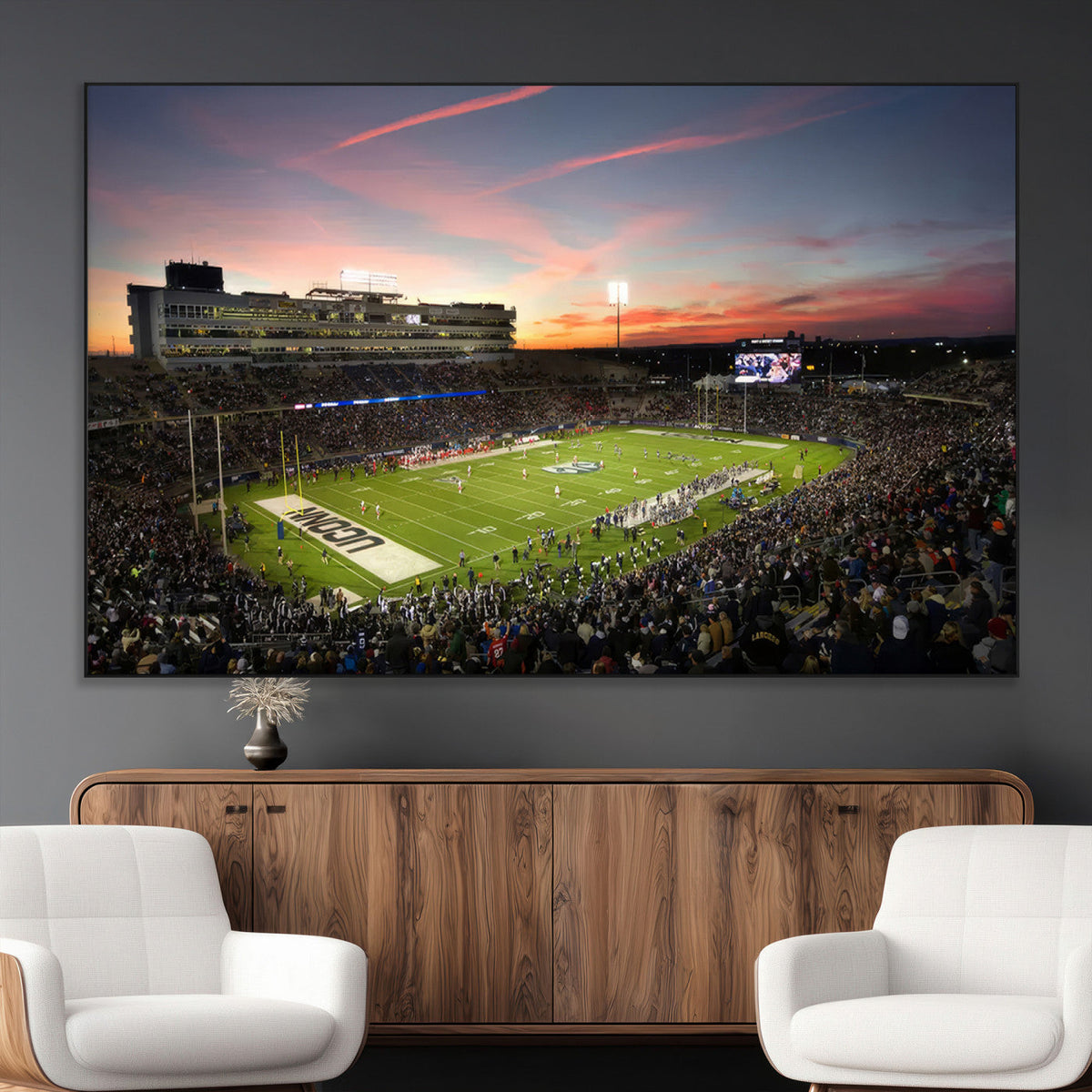 The University of Connecticut UCONN Huskies Football Team