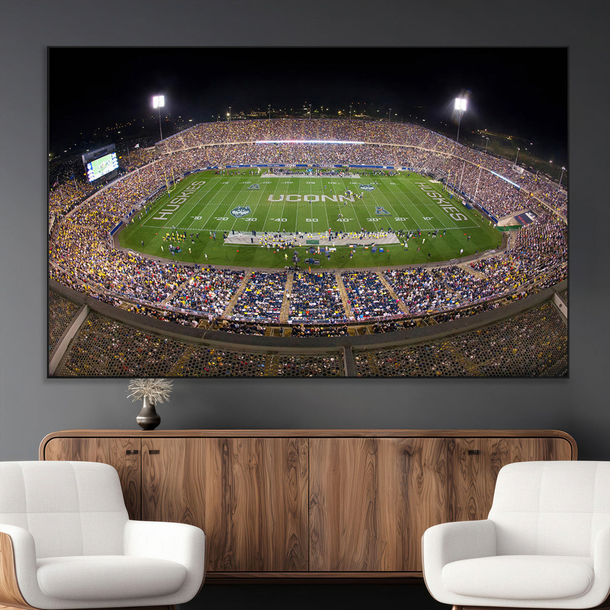 The University of Connecticut UCONN Huskies Football Team