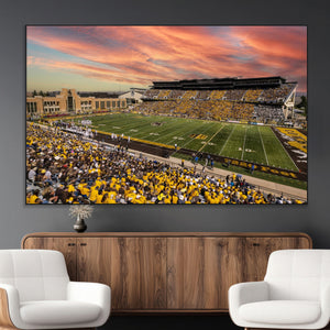 University of Wyoming Cowboys Football Team Print - Laramie
