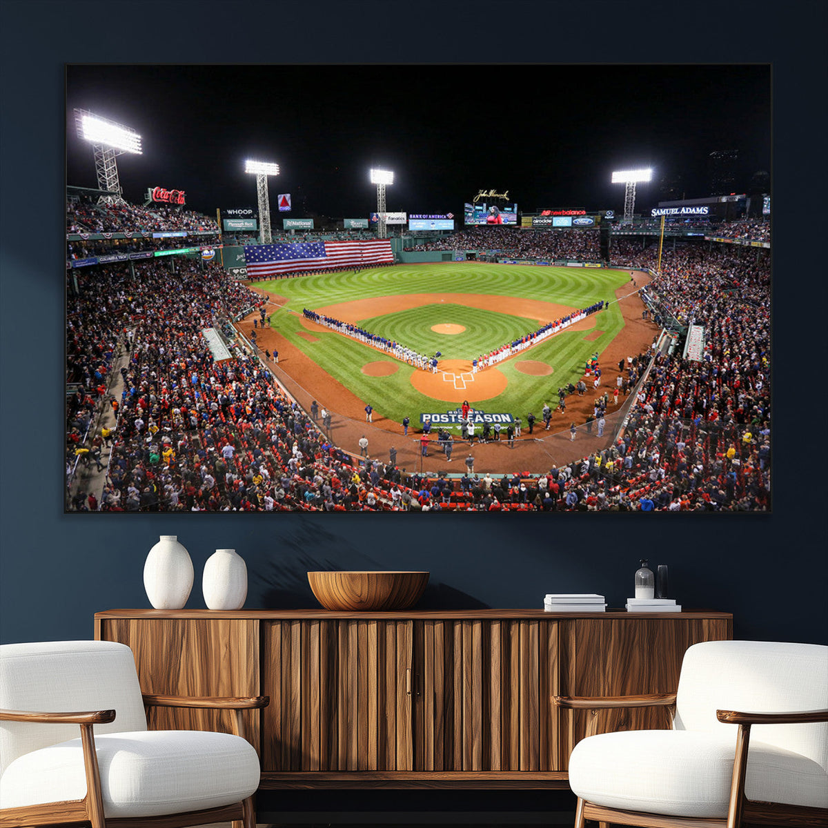 Fenway Park Wall Art Canvas Print | Large Baseball Stadium