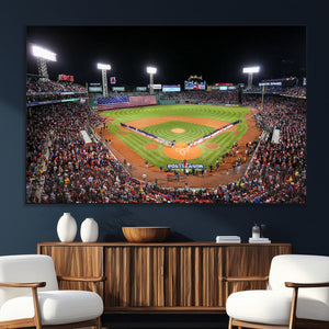 Fenway Park Wall Art Canvas Print | Large Baseball Stadium