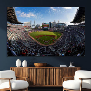Truist Park Stadium Canvas Wall Art - Atlanta Braves Game
