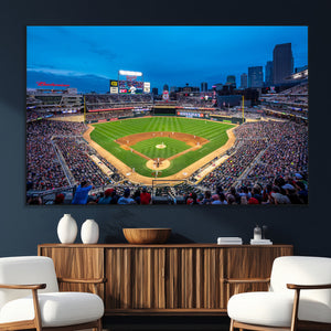 Target Field Stadium Wall Art Canvas Print – Minnesota Twins