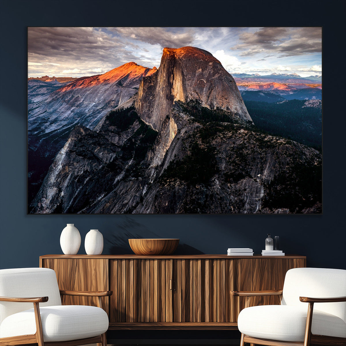 Half Dome Yosemite Wall Art – Majestic Mountain Landscape