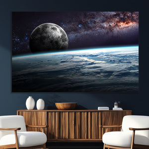 Space and Planet Canvas Print