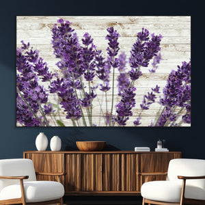 Lavender Herb Wall Art Canvas Print