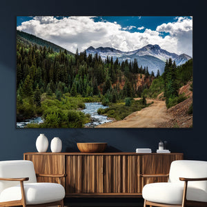 San Juan Nal Forest Wall Art Landscape Canvas Print