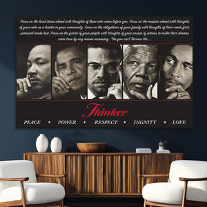 Thinkers of Wall Art Canvas Print - Inspirational Wall Art