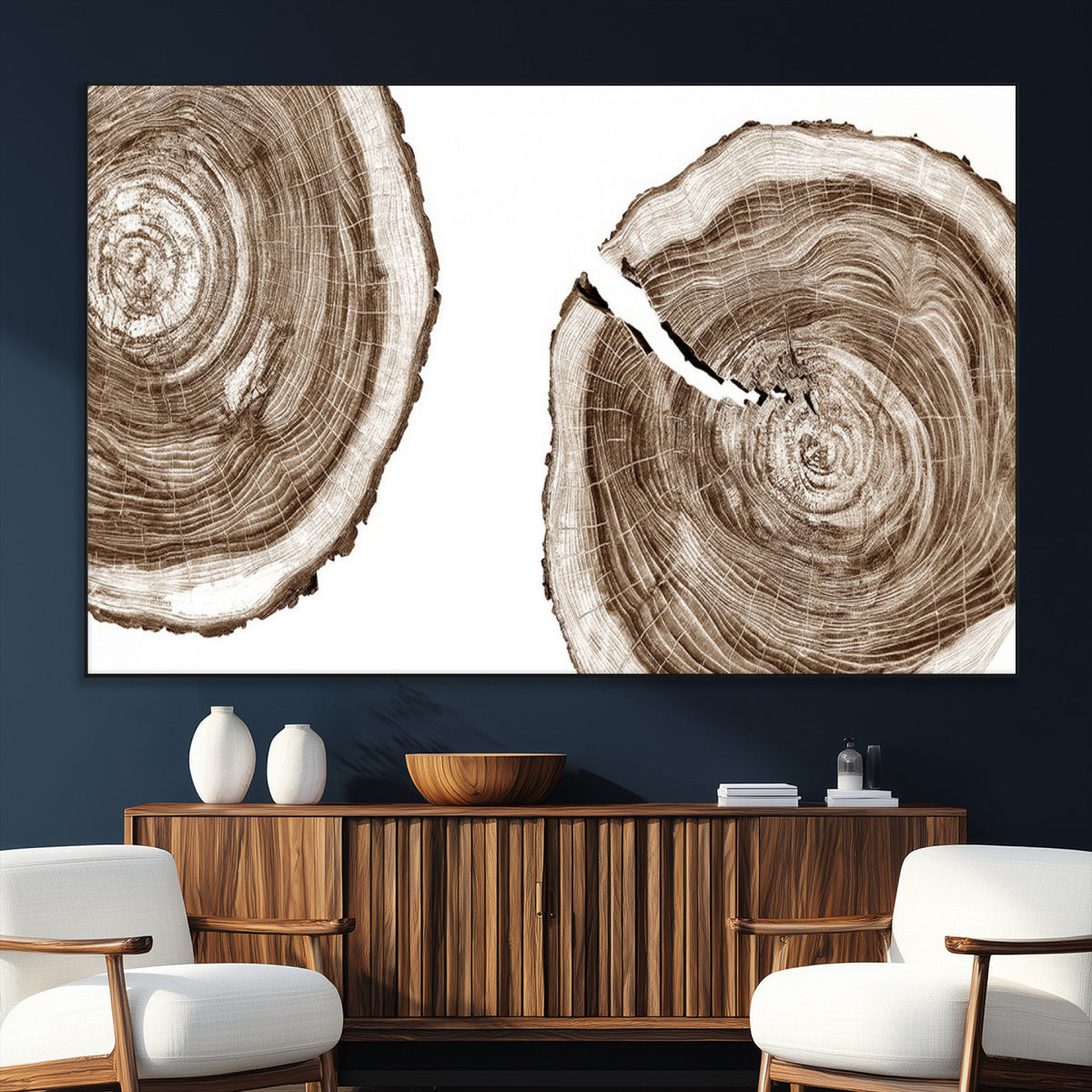 Wood Tree Ring Wall Art Canvas Prints, Tree Rings –
