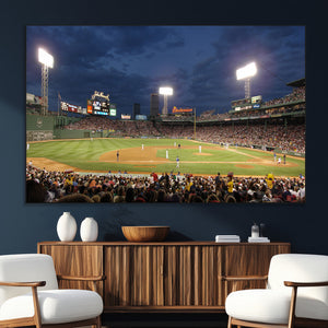 Boston Red Sox Baseball Team Print Canvas - Massachusetts