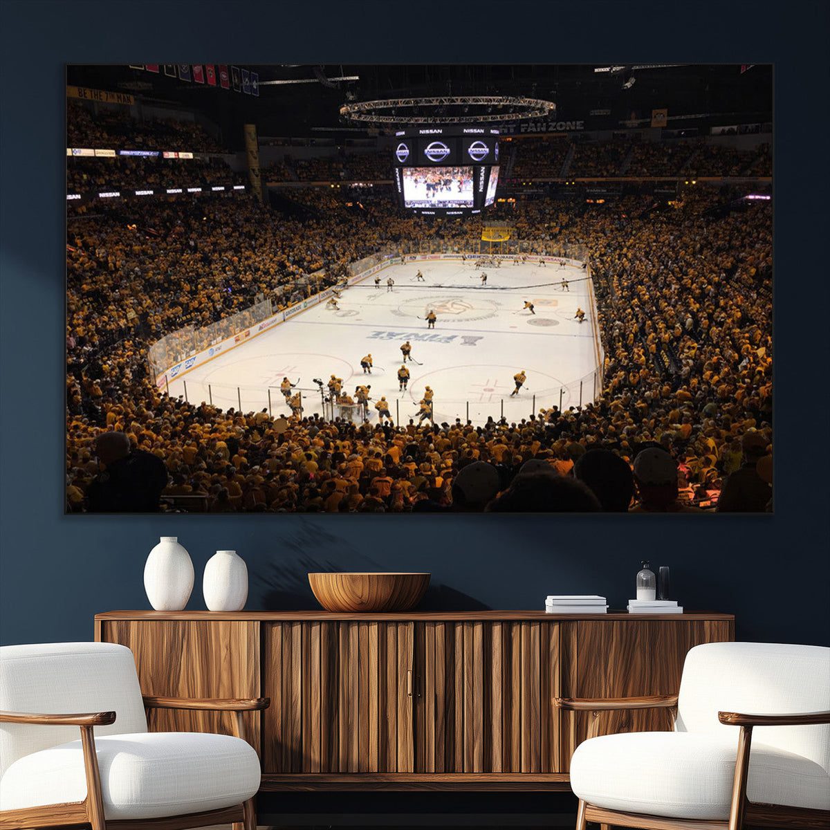 Bridgestone Arena - Nashville Predators Hockey Team Print -