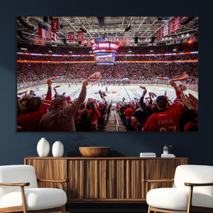 Carolina Hurricanes Ice Hockey Stadium Wall Art, Carolina