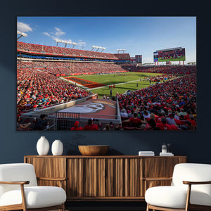 Florida Tampa Raymond James Stadium Wall Art Canvas Print -