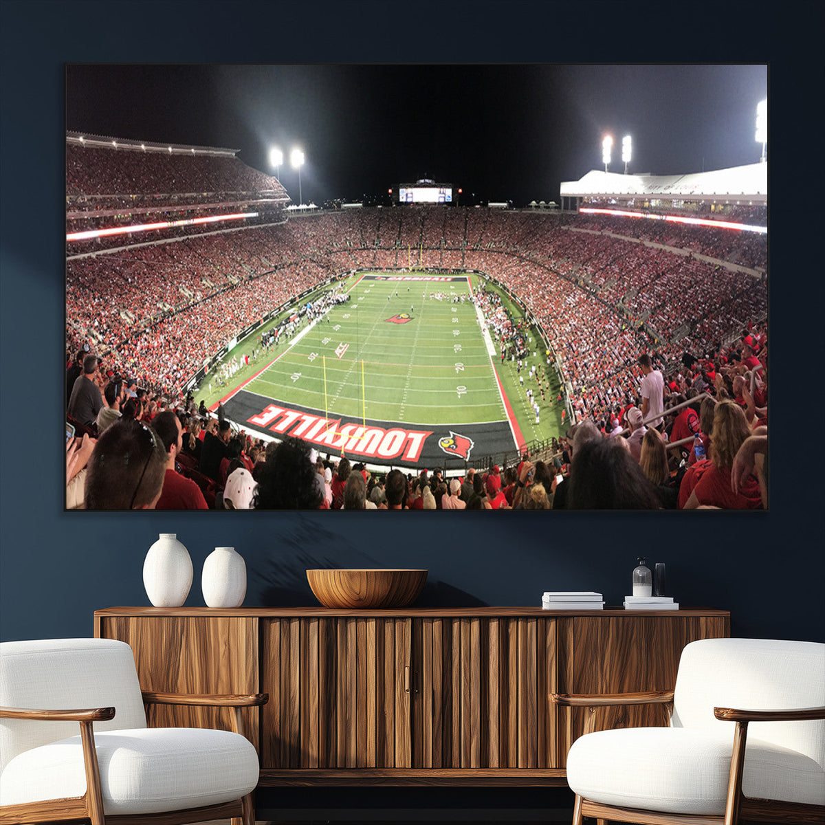 University of Louisville Cardinals Football Team Print -