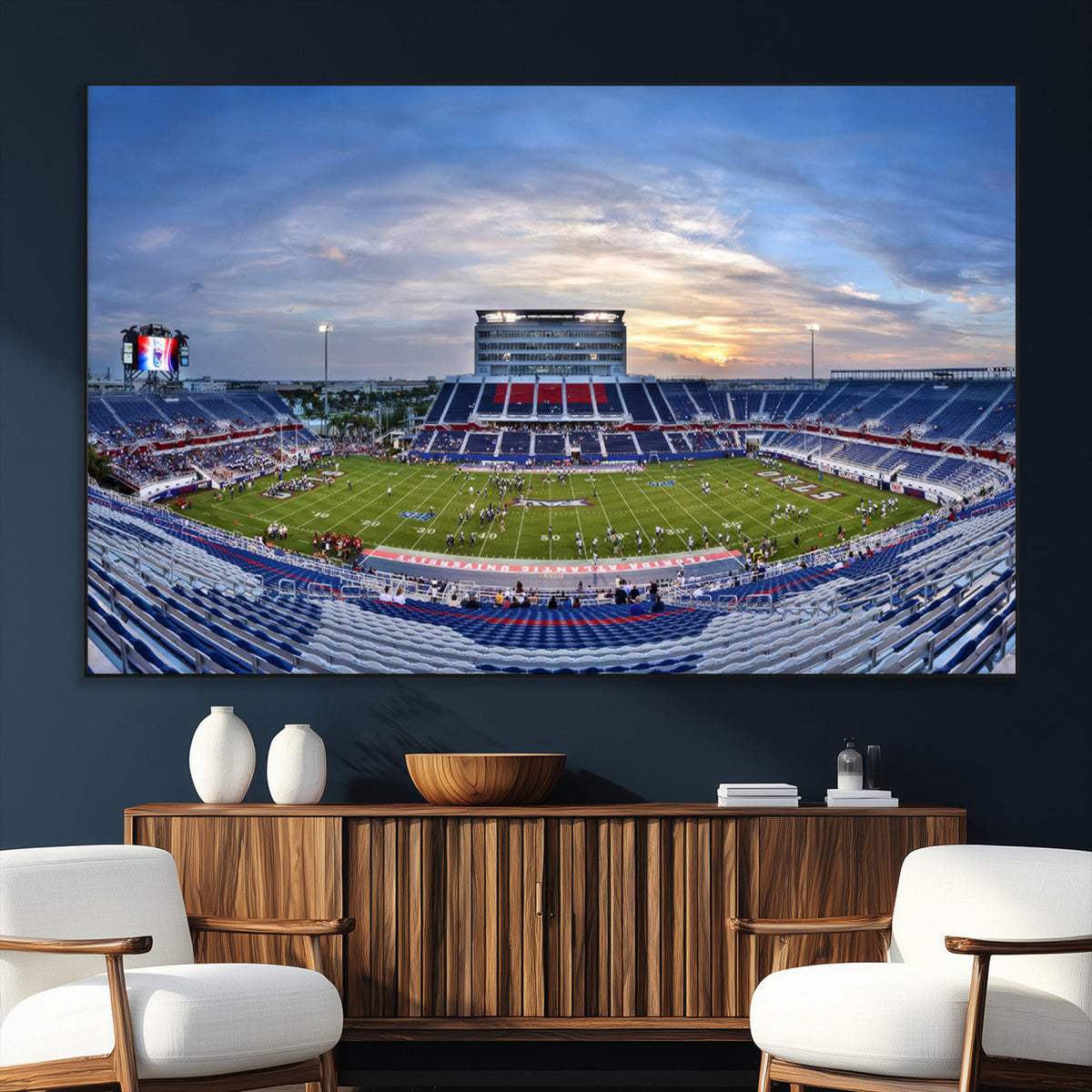 Florida Atlantic University Owls Football Team Print - Boca
