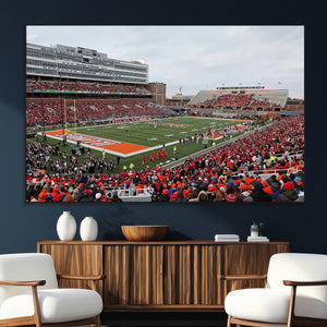University of Illinois Fighting Illini Football Team Print -