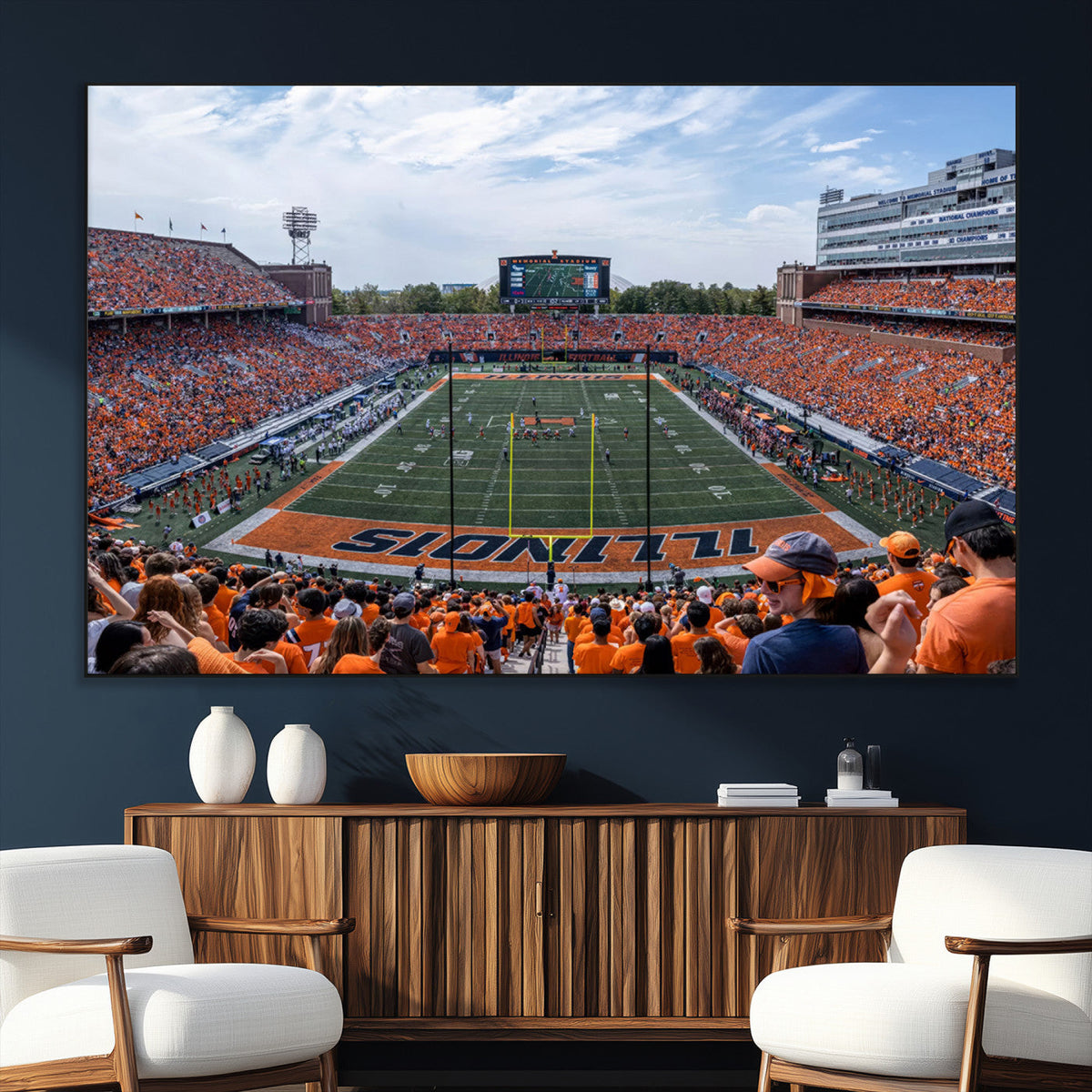 University of Illinois Fighting Illini Football Team Print