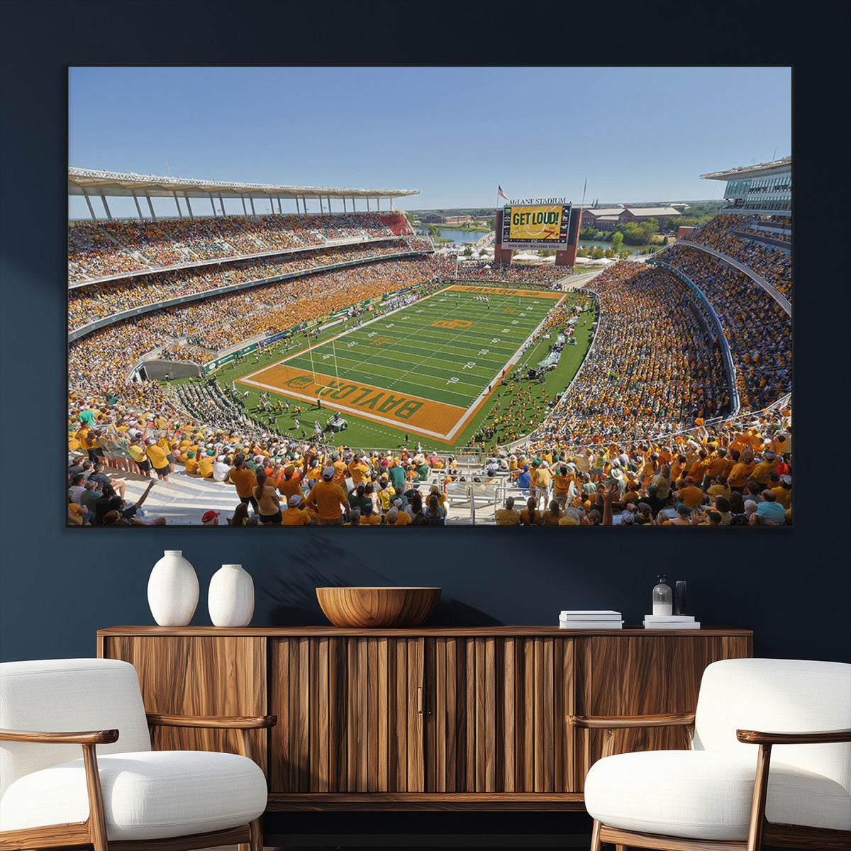 Baylor University Bears Football Team Print - Waco McLane