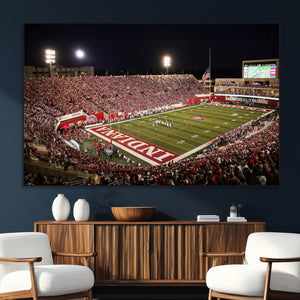 Indiana University Hoosiers Football Team Print Canvas -