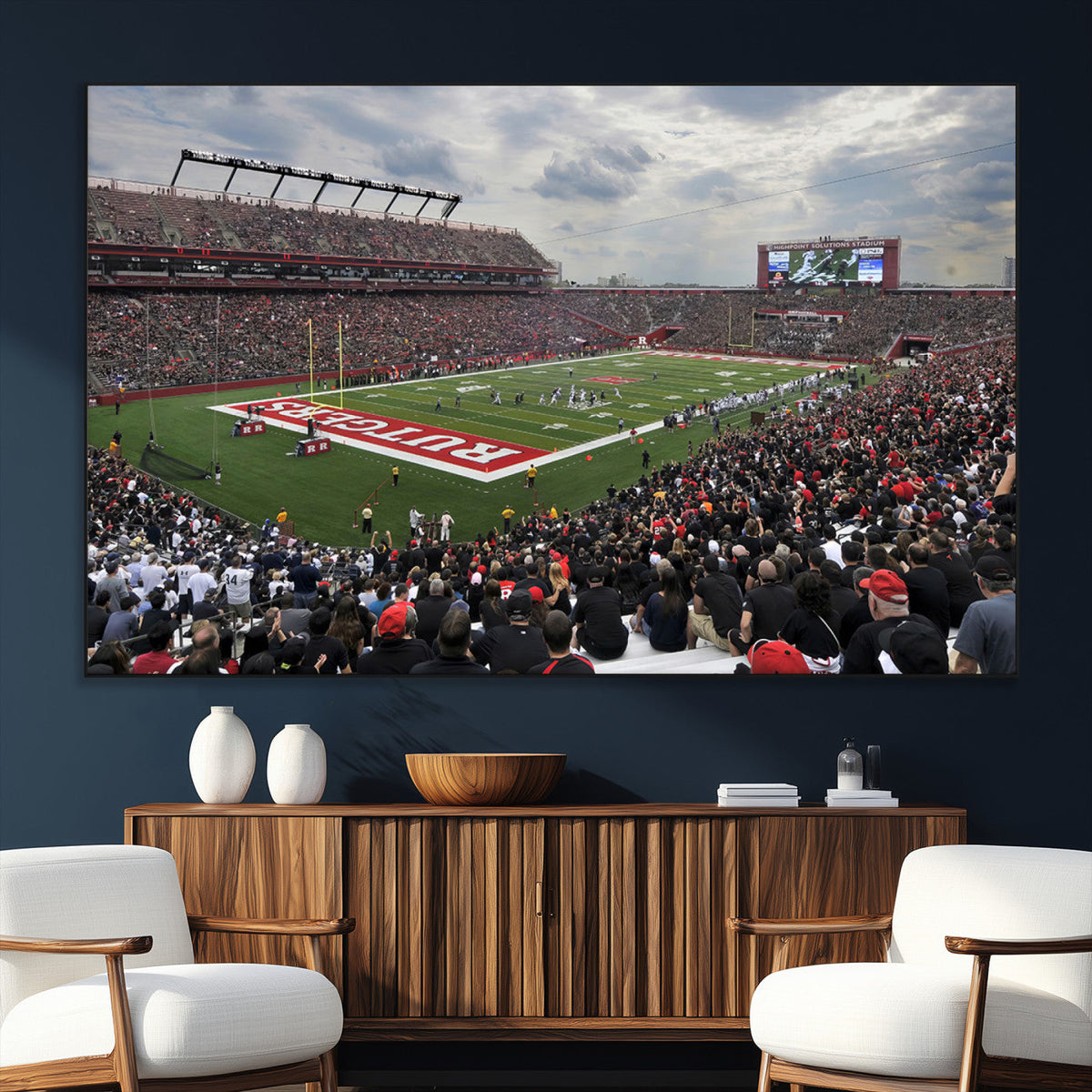 Rutgers Scarlet Knights Football Team Print - SHI Stadium,