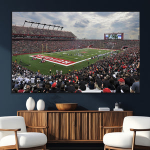 Rutgers Scarlet Knights Football Team Print - SHI Stadium,